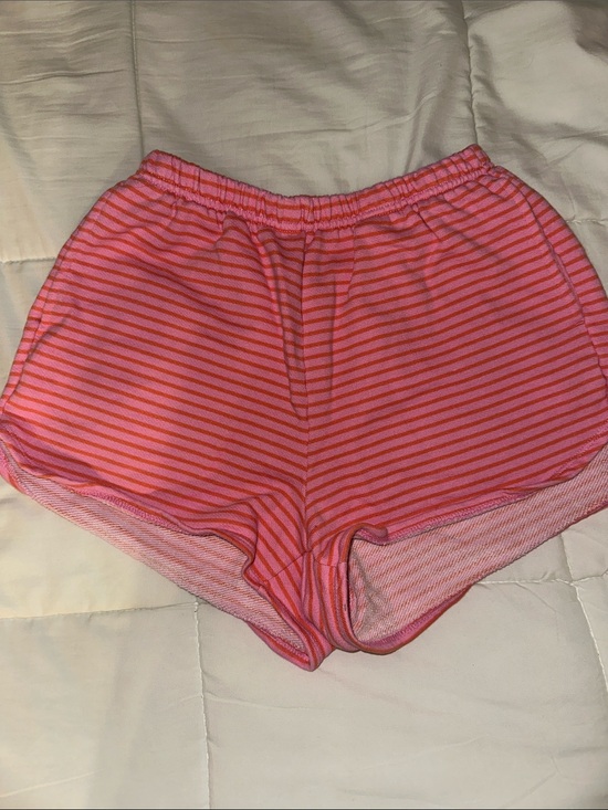 Target Pants - Target Pink and Coral Striped Athletic Shorts